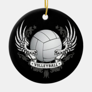 Volleyball Wings Verzierung Keramikornament