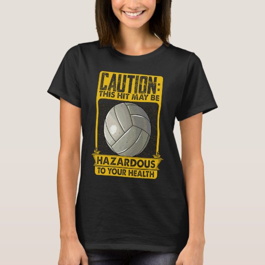 Volleyball With Sayings Womens Sports T-Shirt (Vorderseite)
