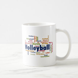 Volleyball-Wolke Kaffeetasse