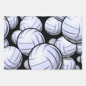 Volleyball Wrapping Paper Geschenkpapier Set (Vorderseite 2)