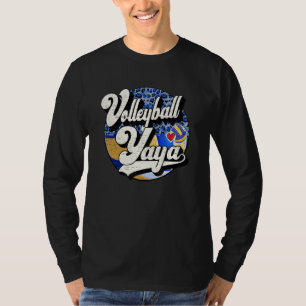 Volleyball Yaya Vintage Volleyball Familie passend T-Shirt