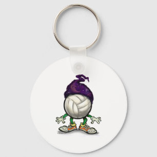 Volleyball-Zauberer Schlüsselanhänger