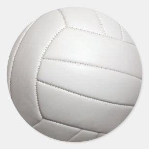 Volleyballaufkleber Runder Aufkleber