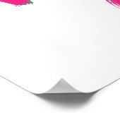 Volleyballdesign Poster (Ecke)