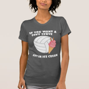 Volleyballer, wenn ein Soft-Server Gewollt wird, e T-Shirt