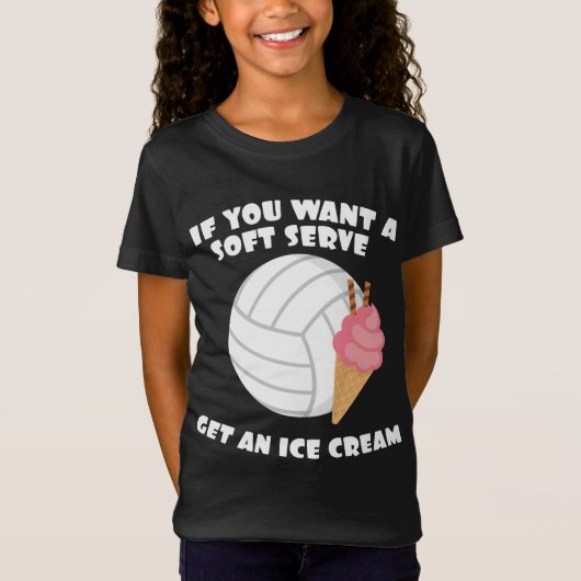 Volleyballer, wenn ein Soft-Server Gewollt wird, e T-Shirt (Vorderseite)