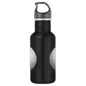 Volleyballgewohnheit Edelstahlflasche (Rückseite)