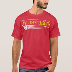 VOLLEYBALLISLIFE - Geschenke für BeachVolleyball-S T-Shirt