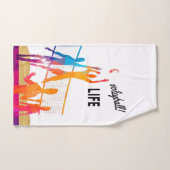 Volleyballleben Badhandtuch Set (Handtuch)
