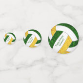 Volleyballmädchen - personalisierter Geburtstag Konfetti (Vorderseiten)