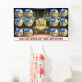 Volleyballmannschaft Banner (Insitu)