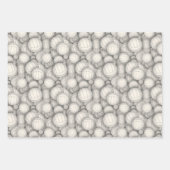 Volleyballmuster Weihnachten oder jede Gelegenheit Geschenkpapier Set (Vorderseite)