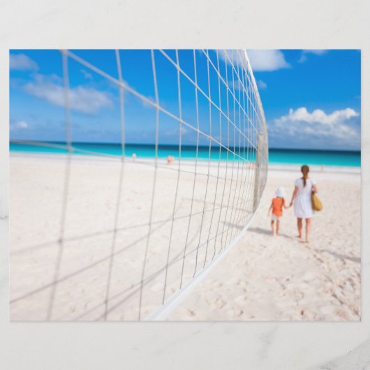 Volleyballnetz Flyer (Vorne)