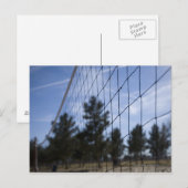 Volleyballnetz Postkarte (Vorne/Hinten)