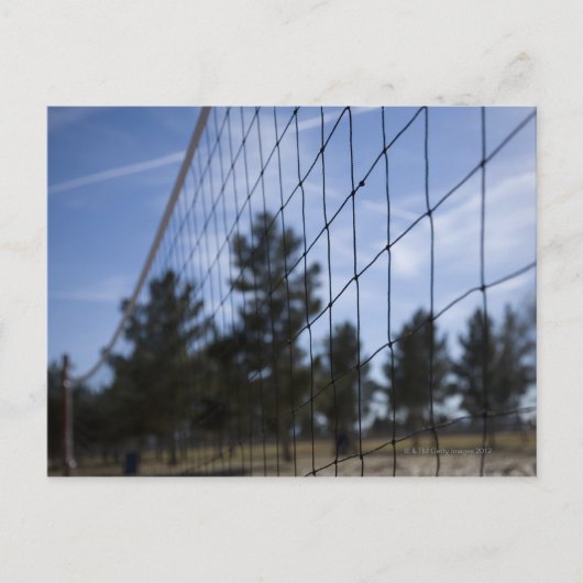 Volleyballnetz Postkarte (Vorderseite)