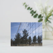 Volleyballnetz Postkarte (Stehend Vorderseite)