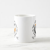 Volleyballplatz in schwarz-orange kaffeetasse (Mittel)