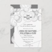 Volleyballpreise am einfachsten Ende der Saison Einladung (Vorne/Hinten)