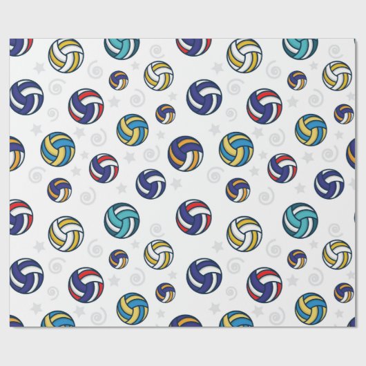 Volleyballs Geschenkpapier (Flach)