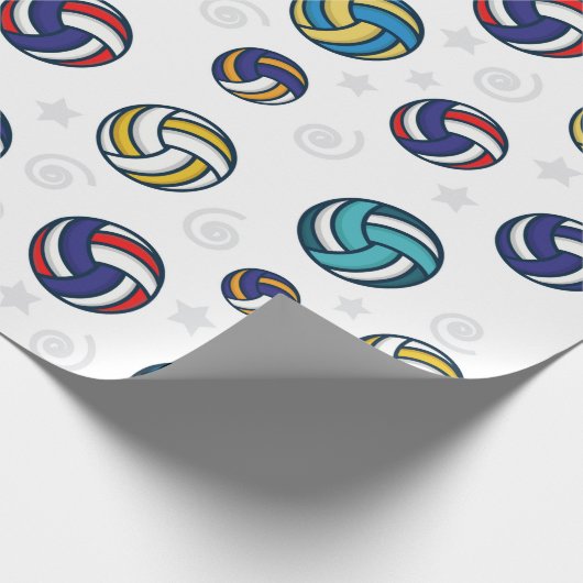 Volleyballs Geschenkpapier (Ecke)