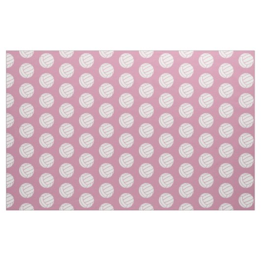 Volleyballs in rosa oder in beliebiger Farbe Stoff (Fat Quarter (45,7 x 55,9 cm))