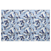 Volleyballs Muster w net bkgrd navvt lt blau Stoff (Fat Quarter (45,7 x 55,9 cm))