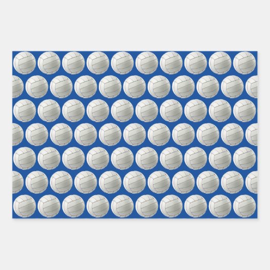 Volleyballs Sport Design Wrapping Paper Set Geschenkpapier Set (Vorderseite)