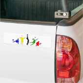 Volleyballspiele Autoaufkleber (Auf Lkw)