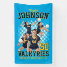 Volleyballspieler individuelles Foto Bootleg Sport