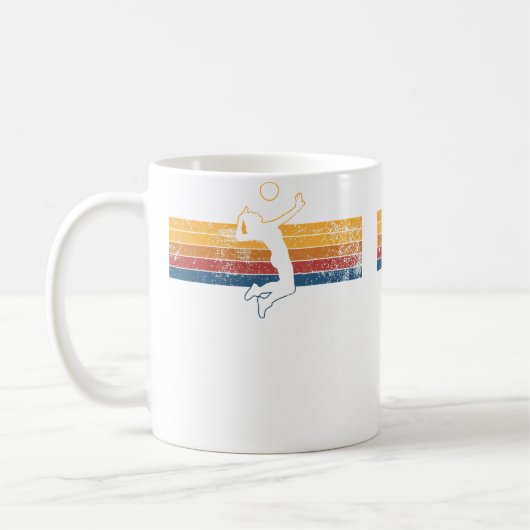 Volleyballspieler Kaffeetasse (Links)