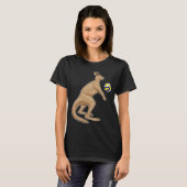 Volleyballspieler Kangaroo Volleyball T-Shirt (Vorne ganz)