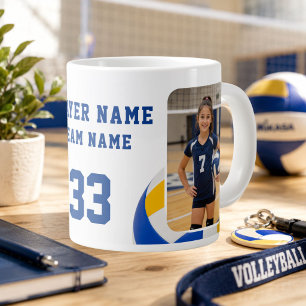 Volleyballspieler Name Nummer Team 2 Fotos Jumbo-Tasse