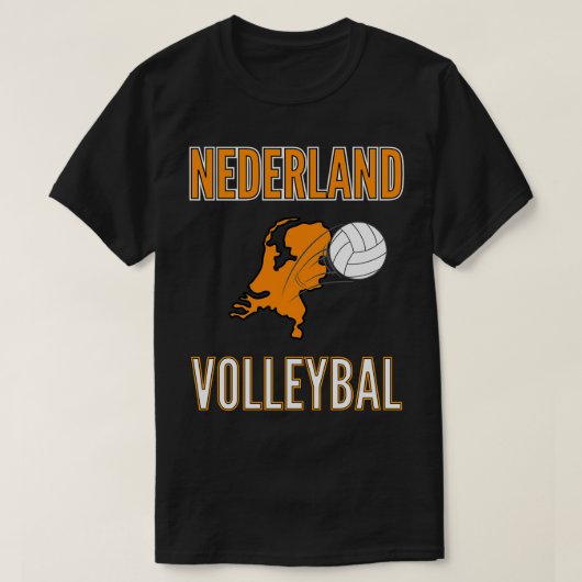Volleyballspieler Niederlande 2 T-Shirt (Design vorne)