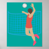 Volleyballspieler Poster (Vorne)