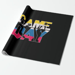 Volleyballspieler Spieltag Volleyball Geschenkpapier