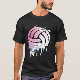 Volleyballspieler Sprüche Team Trainer Sport Netz  T-Shirt