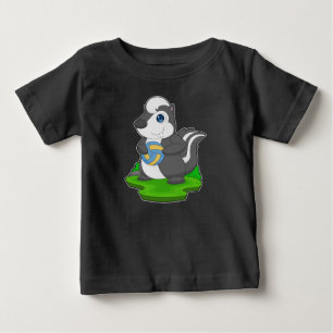 Volleyballspieler Stinktier Volleyball Baby T-shirt