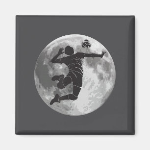 Volleyballspieler Trainer Fan Volleyball Kind Mann Magnet