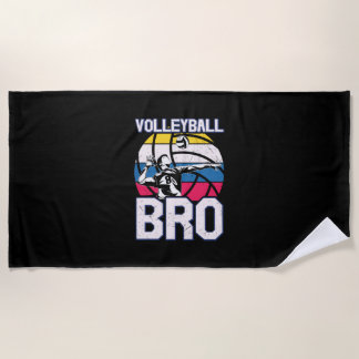 Volleyballspieler | Volleyball Bruder Strandtuch
