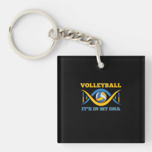 Volleyballspieler   Volleyball liegt in meiner DNA Schlüsselanhänger