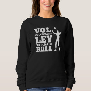 Volleyballspieler Volleyball-Mannschaft Grafik Spo Sweatshirt