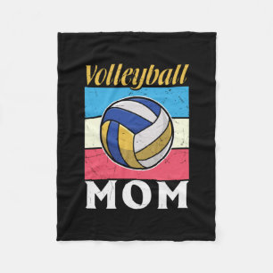 Volleyballspieler Volleyball-Mutter Fleecedecke