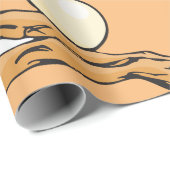 Volleyballspielerin Geschenkpapier (Rolleneckpunkt)