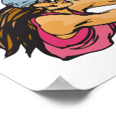 Volleyballspielerin Poster (Ecke)