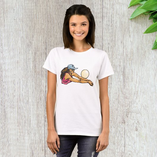 Volleyballspielerin T-Shirt