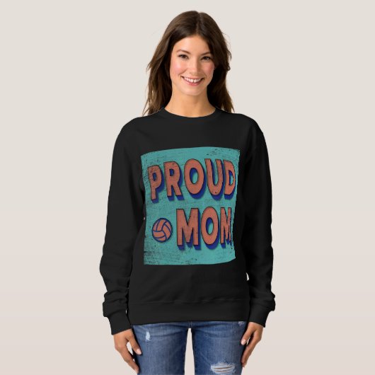 Volleyballteam der Proud-Mama Sweatshirt (Vorne ganz)