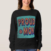 Volleyballteam der Proud-Mama Sweatshirt (Vorderseite)