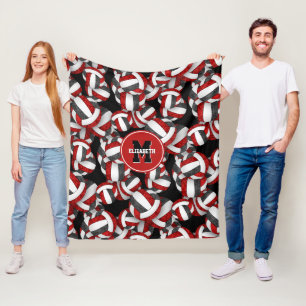 Volleyballteam von Rot-Schwarz-Girls: Sportraum Fleecedecke
