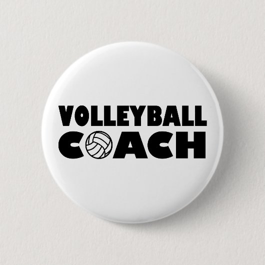 Volleyballtrainer Button (Vorderseite)