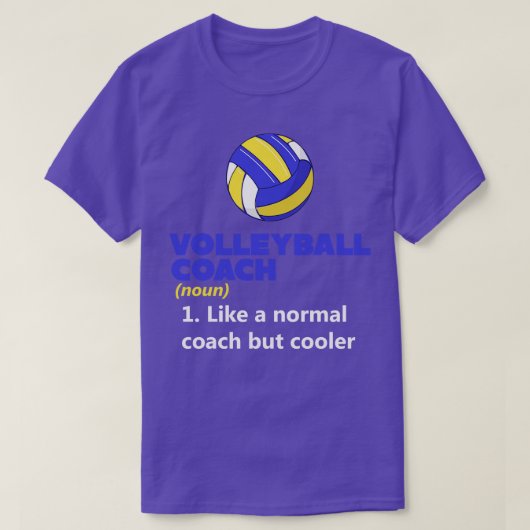 Volleyballtrainer Definition 1 T-Shirt (Design vorne)